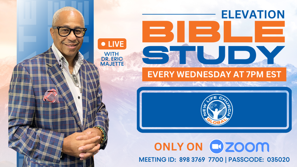 Elevation Bible Study - Wednesdays at 7:30 PM. Join on Zoom